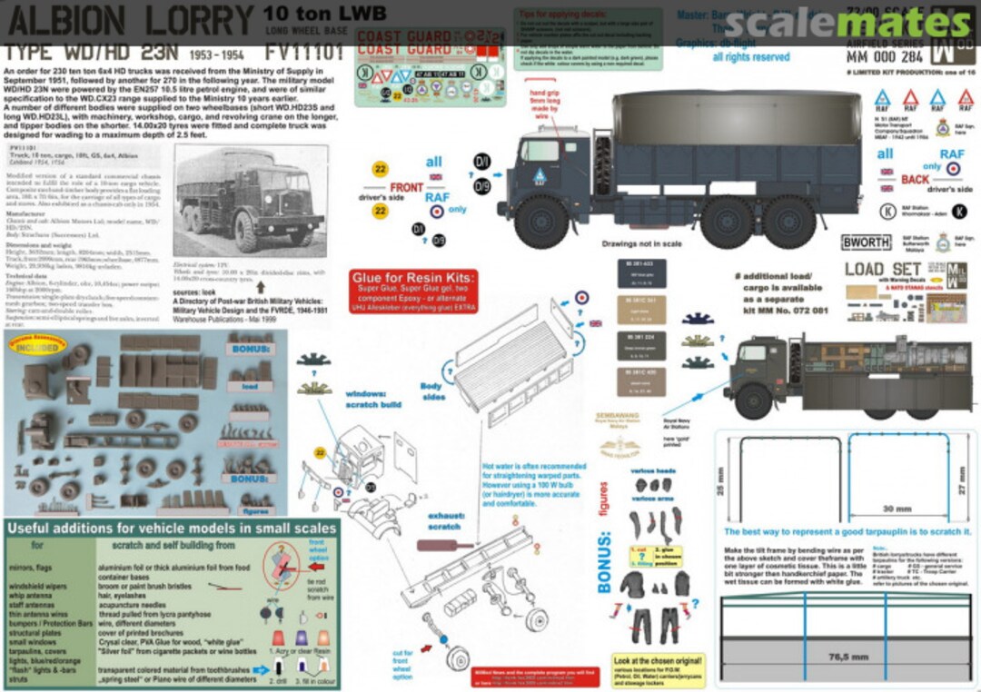Contents Albion Lorry 10 Ton LWB FV11101 MM 000 284 Mil Mod Contents Albion Lorry 10 Ton LWB FV11101 MM 000 284 Mil Mod