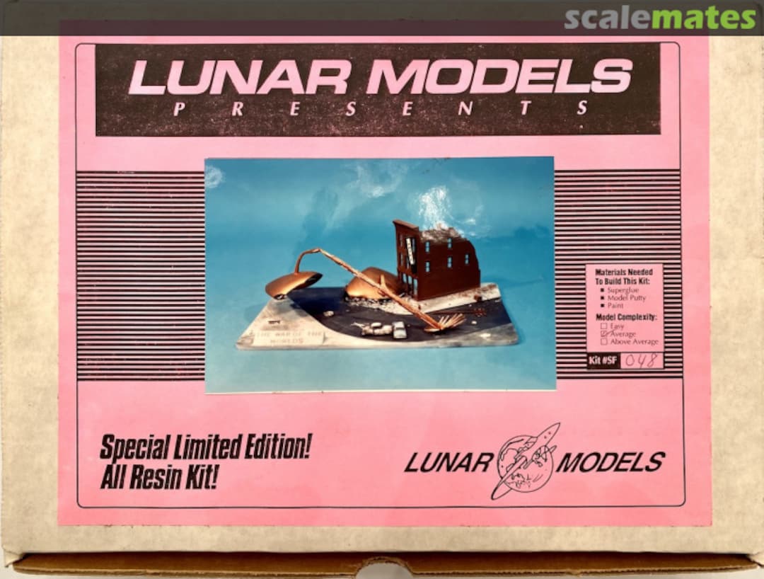 Boxart War of the Worlds Diorama SF-048 Lunar Models Boxart War of the Worlds Diorama SF-048 Lunar Models