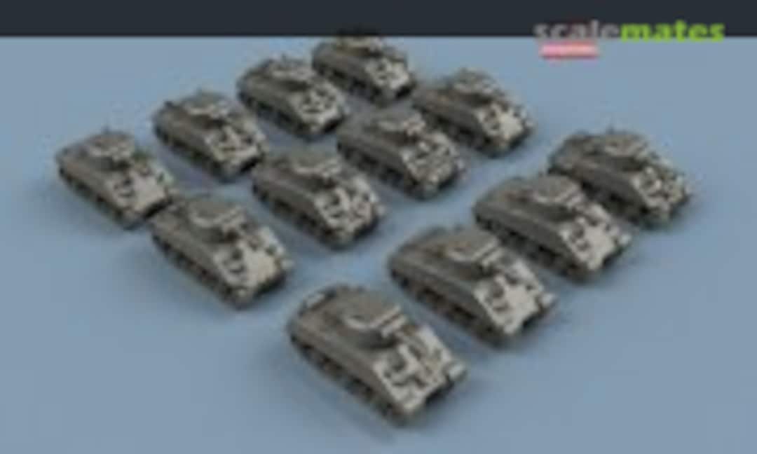 1:350 M4A3 Sherman Late - 3D Printing (10pcs) (L'Arsenal 3D350408) 3D350408