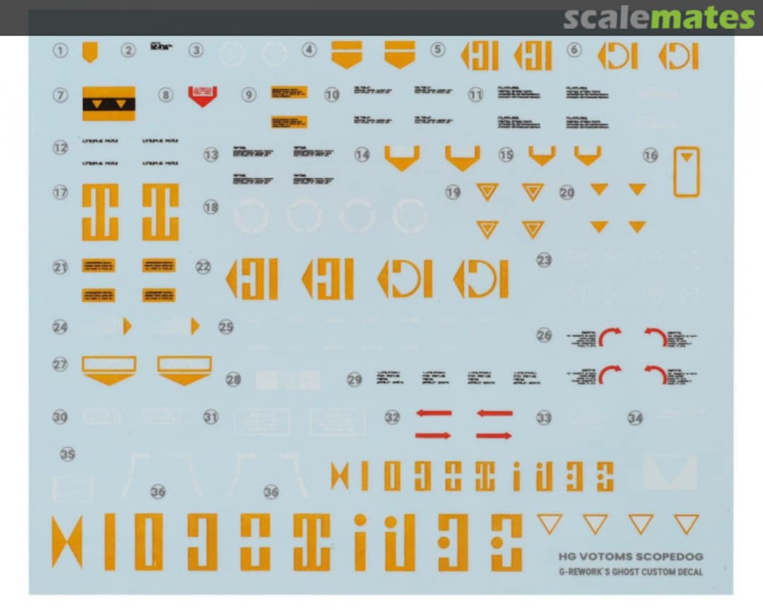 Boxart G-REWORK HG Votoms Scopedog Decal Sheet GPTCD-H-VSCO gunprimer Boxart G-REWORK HG Votoms Scopedog Decal Sheet GPTCD-H-VSCO gunprimer