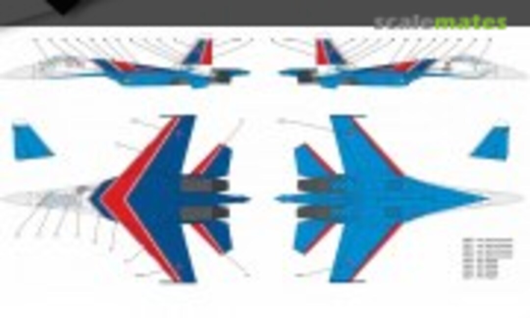 1:48 SU-30 SU-35 "Russian Knights" (Tempmodels 48010) 48010