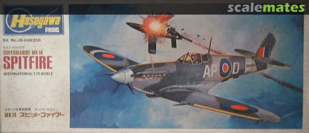Boxart Supermarine Mk 14 Spitfire JS-049 Hasegawa Frog Boxart Supermarine Mk 14 Spitfire JS-049 Hasegawa Frog