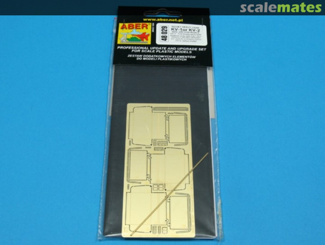 Boxart KV-1 or KV-2 Early with Wide Fenders - Vol.2 - Additional 48029 Aber Boxart KV-1 or KV-2 Early with Wide Fenders - Vol.2 - Additional 48029 Aber