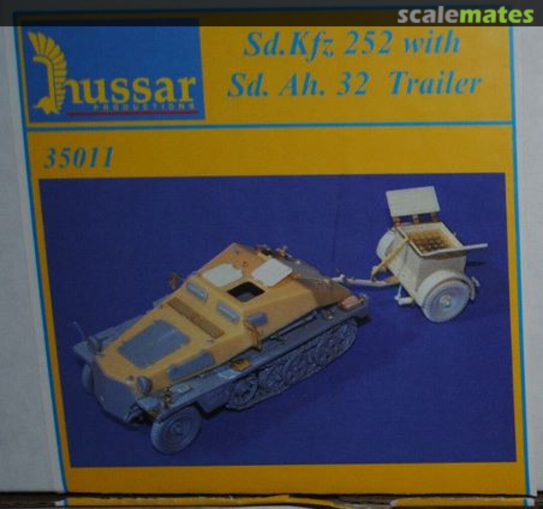 Boxart Sd.Kfz.252 w/ Sd.Ah.32 Conversion HSR35011 Hussar Productions Boxart Sd.Kfz.252 w/ Sd.Ah.32 Conversion HSR35011 Hussar Productions