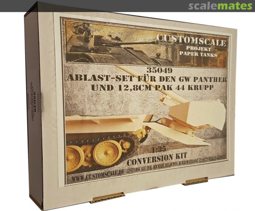 Boxart Ablast-Set für den GW Panther Gerät 5-1211 und 12,8cm PaK 44 35049 Custom-Scale Boxart Ablast-Set für den GW Panther Gerät 5-1211 und 12,8cm PaK 44 35049 Custom-Scale