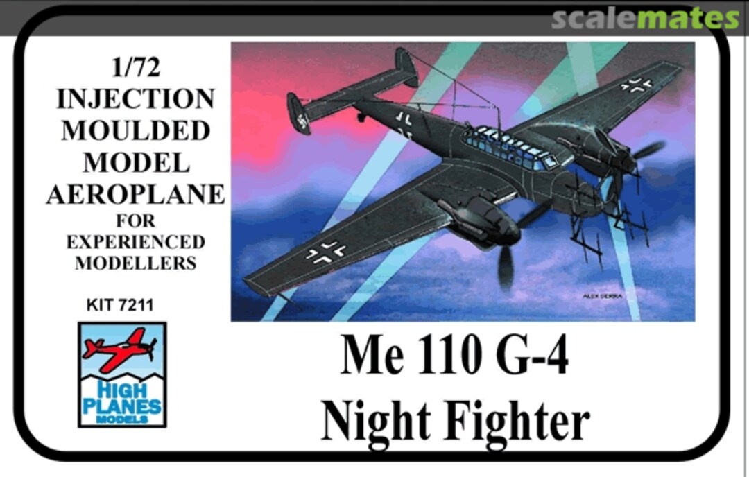 Boxart Me 110 G-4 72011 High Planes Models Boxart Me 110 G-4 72011 High Planes Models