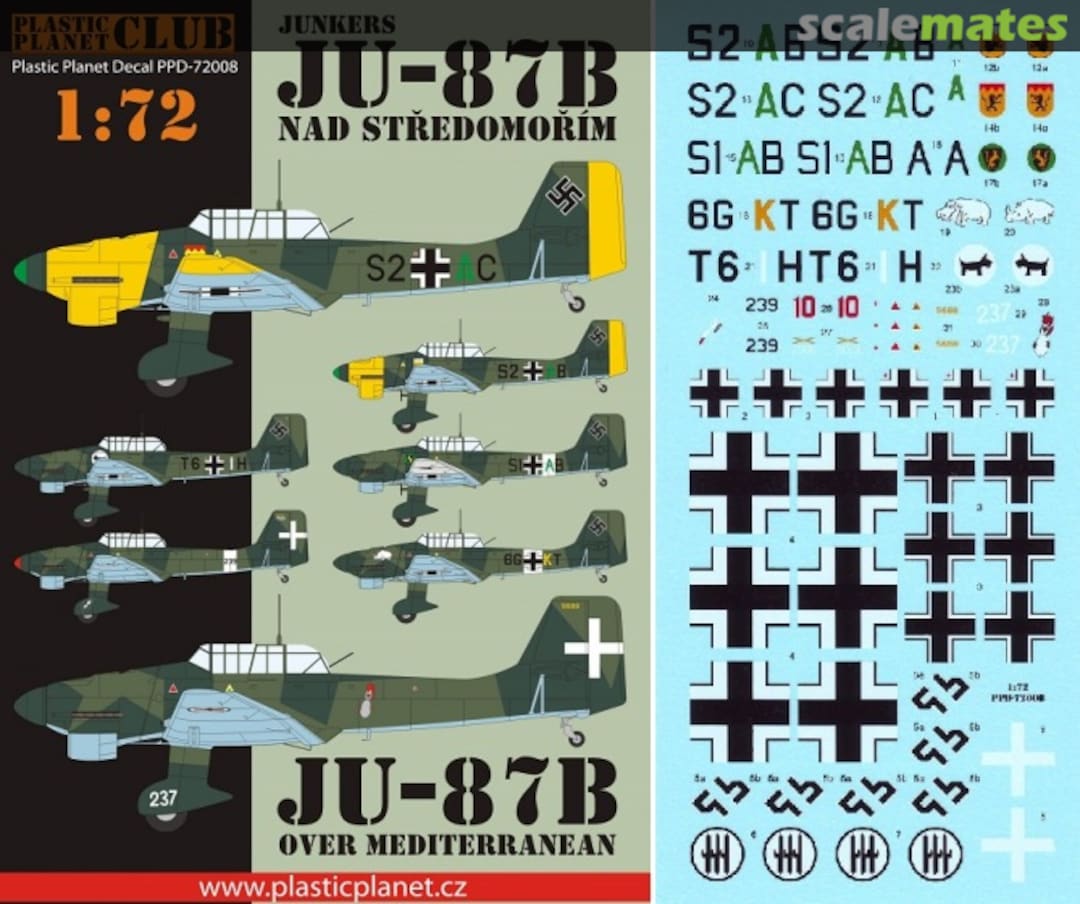 Boxart Junkers Ju-87B PPD-72008 Plastic Planet Club Boxart Junkers Ju-87B PPD-72008 Plastic Planet Club