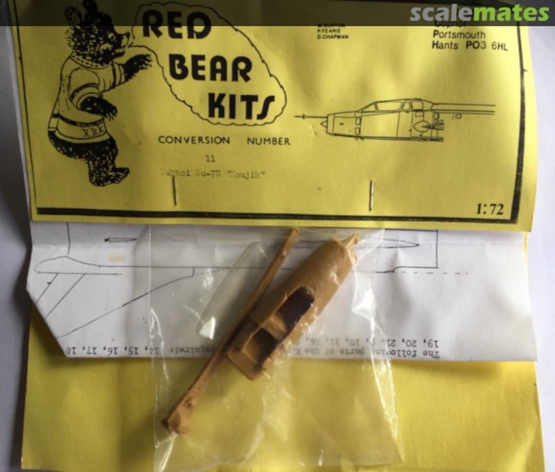 Boxart Sukhoi Su-7U "Moujik" 11 Red Bear Kits Boxart Sukhoi Su-7U "Moujik" 11 Red Bear Kits