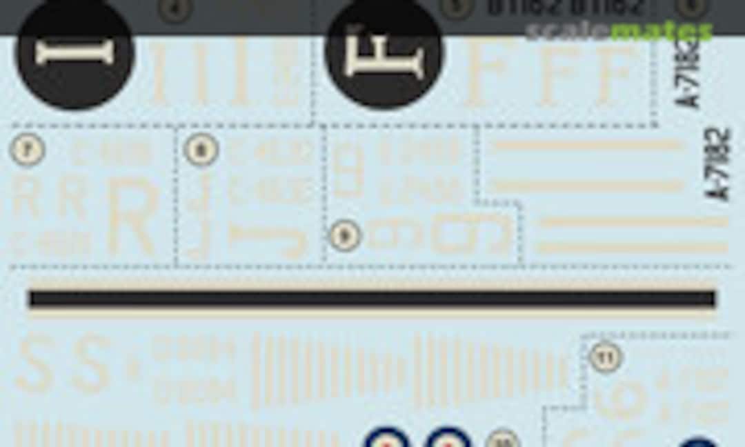 1:72 Decal for Bristol F.2B Aces of WW I (Print Scale 72-234) 72-234