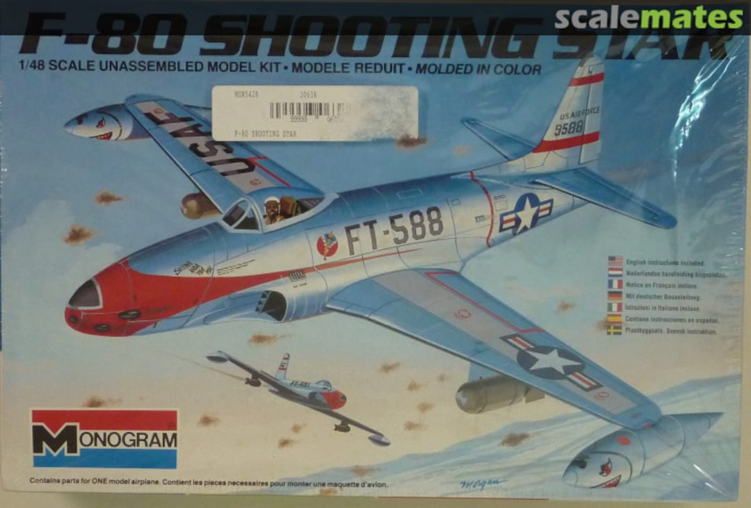 Boxart F-80 Shooting Star 5428 Monogram Boxart F-80 Shooting Star 5428 Monogram