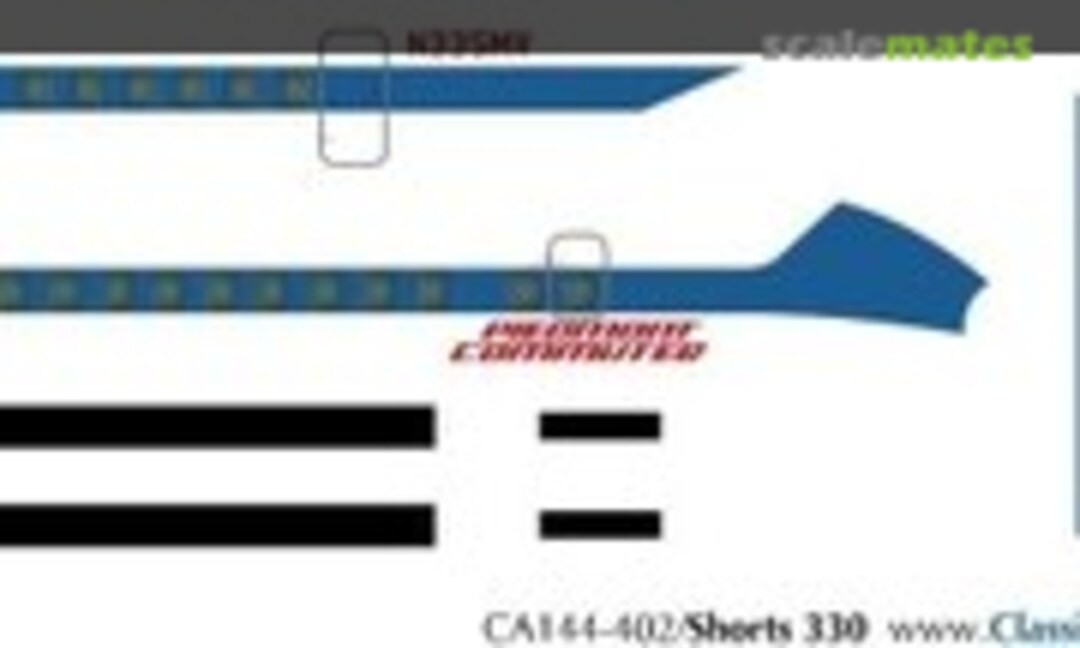 1:144 Piedmont Shorts SD330 (Classic Airlines CA144-402) CA144-402