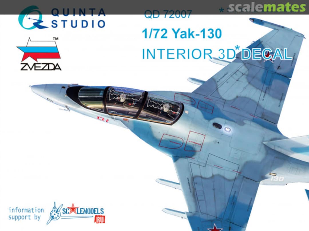 Boxart Yak-130 Interior 3D Decal QD72007 Quinta Studio Boxart Yak-130 Interior 3D Decal QD72007 Quinta Studio