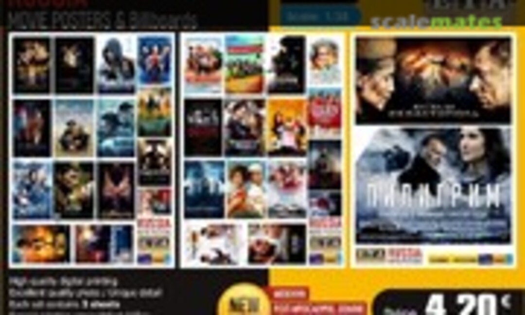 1:35 Russia, Movie Posters & Billboards (ETA Diorama Accessories 366) 366