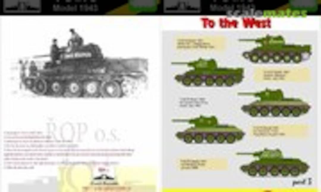 1:72 T-34/76 MODEL 1943 - TO THE WEST (ROP o.s. MNFDT72022) MNFDT72022