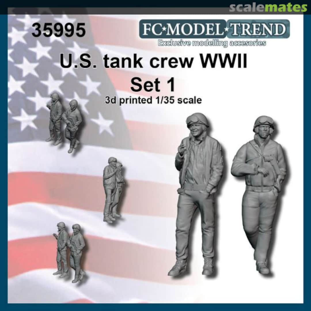 Boxart US Tank Crew WWII, set 1 35995 FC Model Trend Boxart US Tank Crew WWII, set 1 35995 FC Model Trend