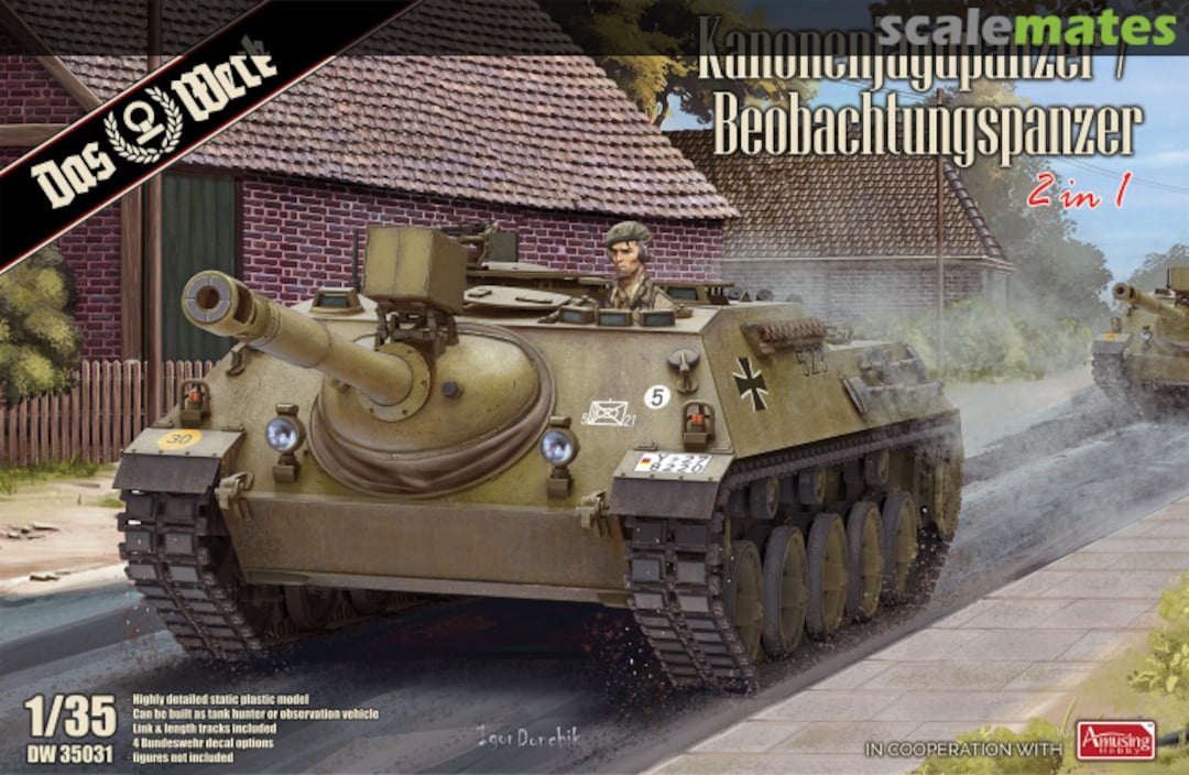 Boxart Kanonenjagdpanzer / Beobachtungspanzer DW35031 Das Werk Boxart Kanonenjagdpanzer / Beobachtungspanzer DW35031 Das Werk