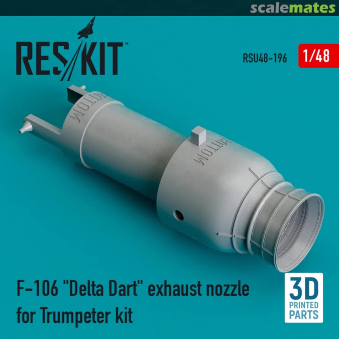 Boxart F-106 Delta Dart exhaust nozzle for Trumpeter kit RSU48-0196 ResKit Boxart F-106 Delta Dart exhaust nozzle for Trumpeter kit RSU48-0196 ResKit