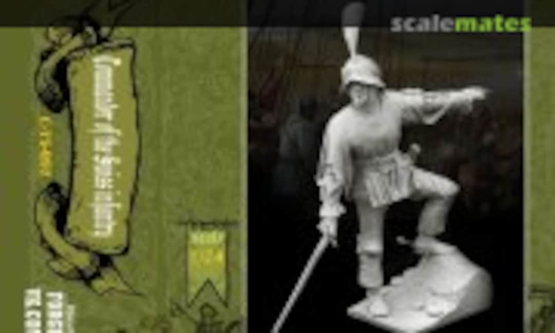 75mm Commander of the Swiss infantry (Medieval Forge Miniatures C-75-097) C-75-097