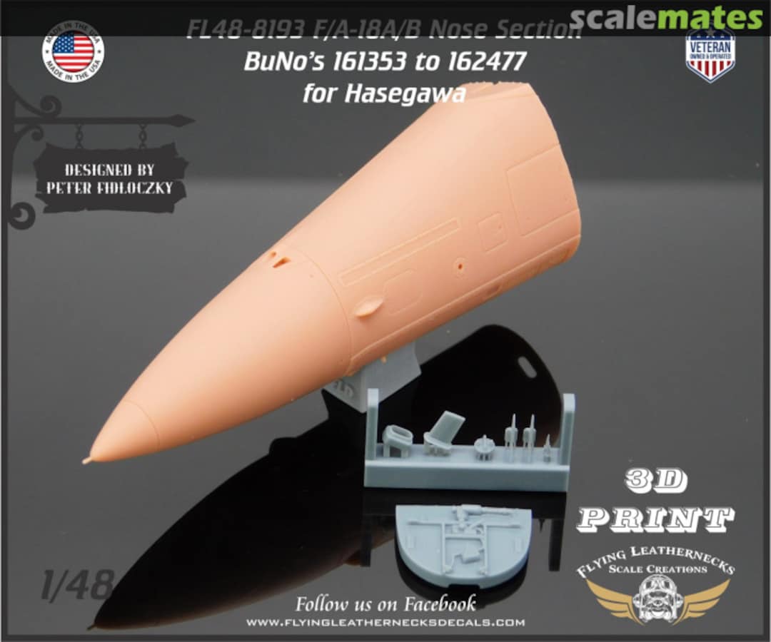 Boxart F/A-18A/B Nose BuNo 161353 to 162477 FL48-8193 Flying Leathernecks