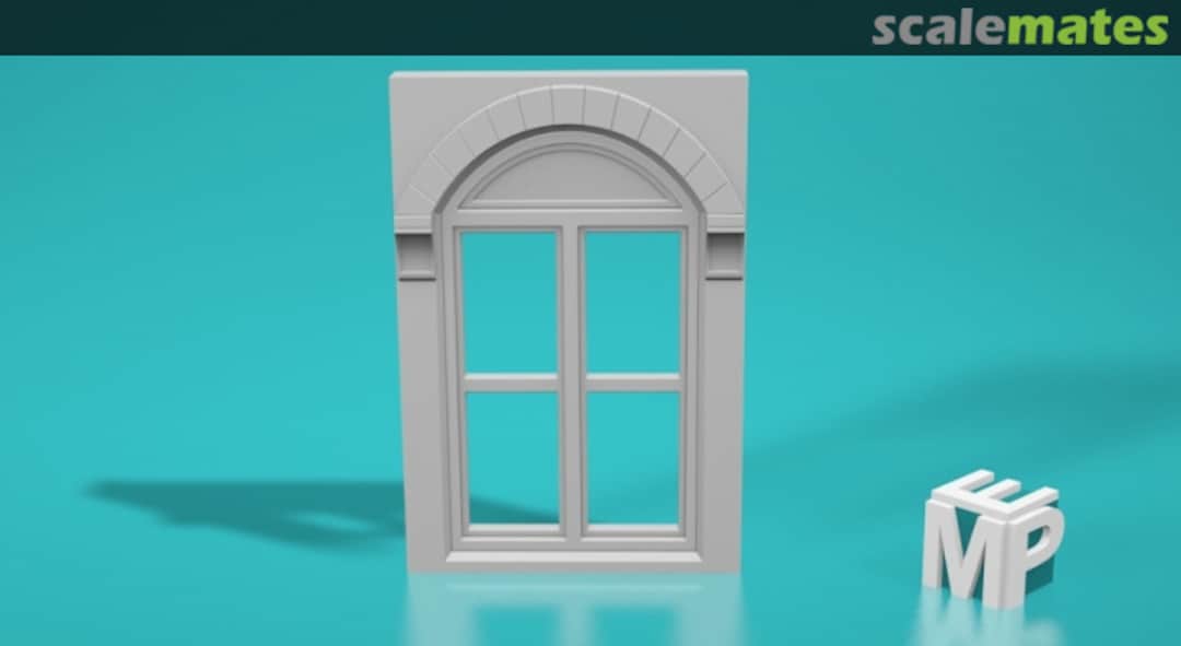 Boxart Neoclassical window - type 3C - closed 25150436 EMP3d Boxart Neoclassical window - type 3C - closed 25150436 EMP3d