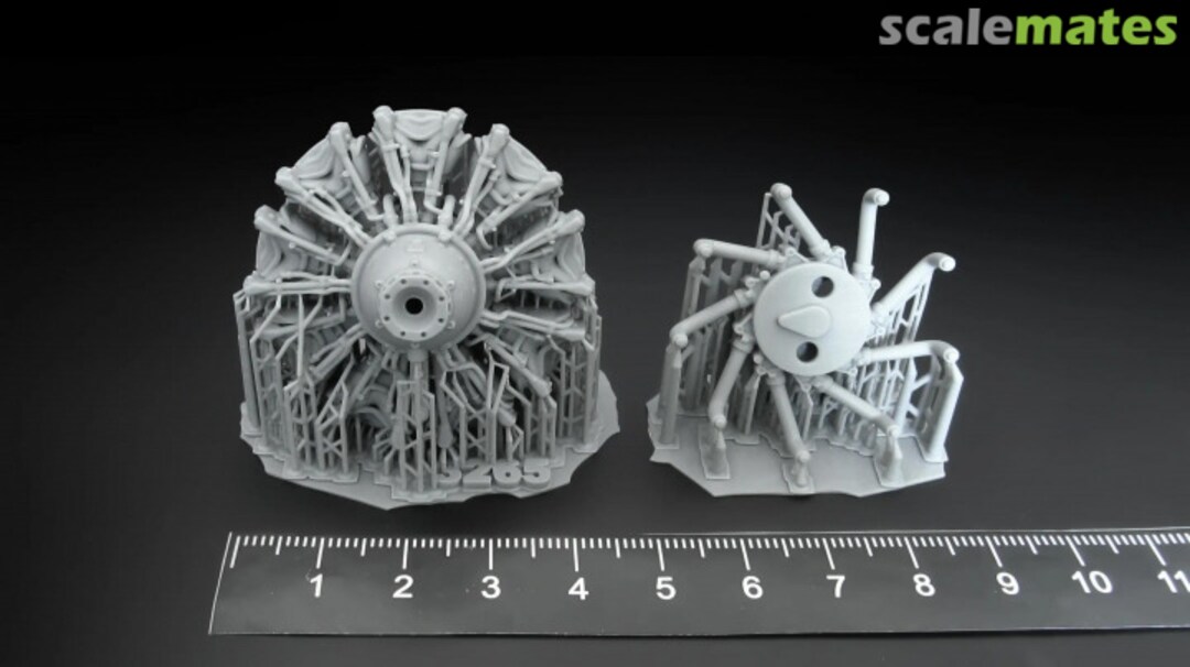 Boxart Bramo 323 Fafnir Radial Engine MDR3265 Metallic Details