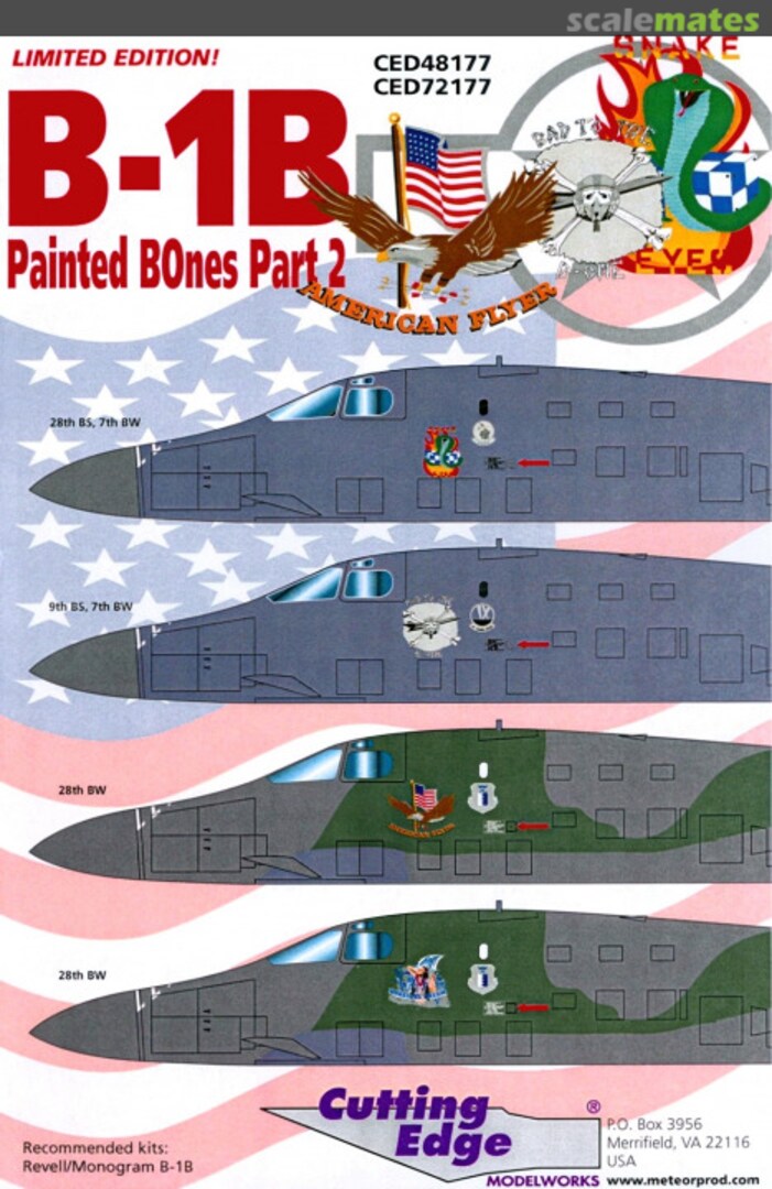 Boxart B-1B CED48177 Cutting Edge Modelworks
