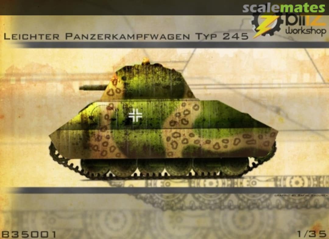 Boxart Leichter Panzerkampfwagen Type 245 B35001 Blitz Workshop Boxart Leichter Panzerkampfwagen Type 245 B35001 Blitz Workshop