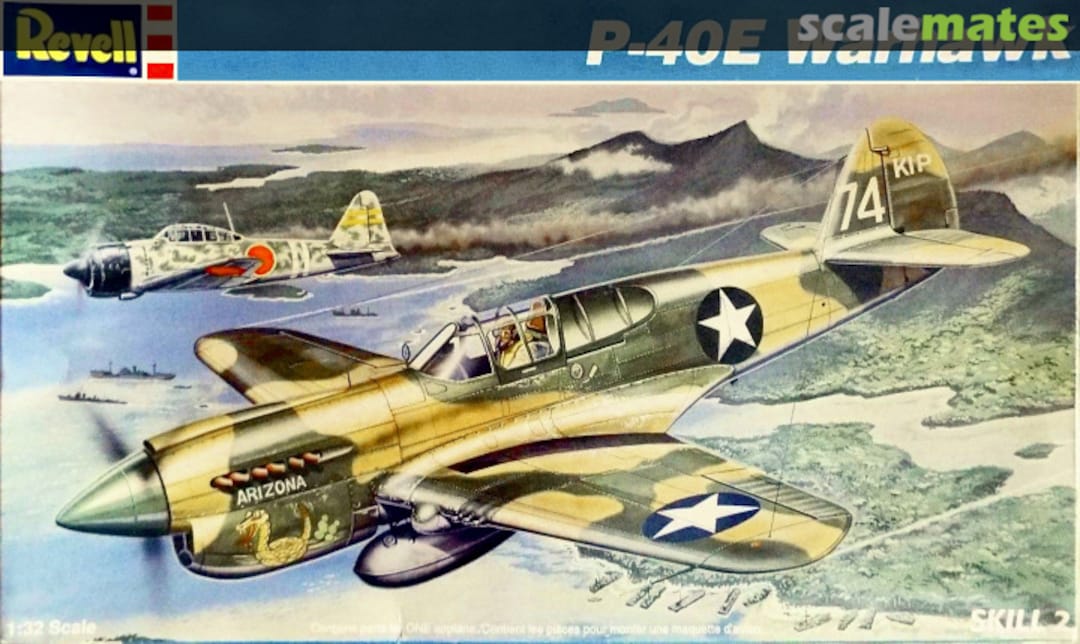 Boxart P-40E Warhawk 85-4664 Revell Boxart P-40E Warhawk 85-4664 Revell