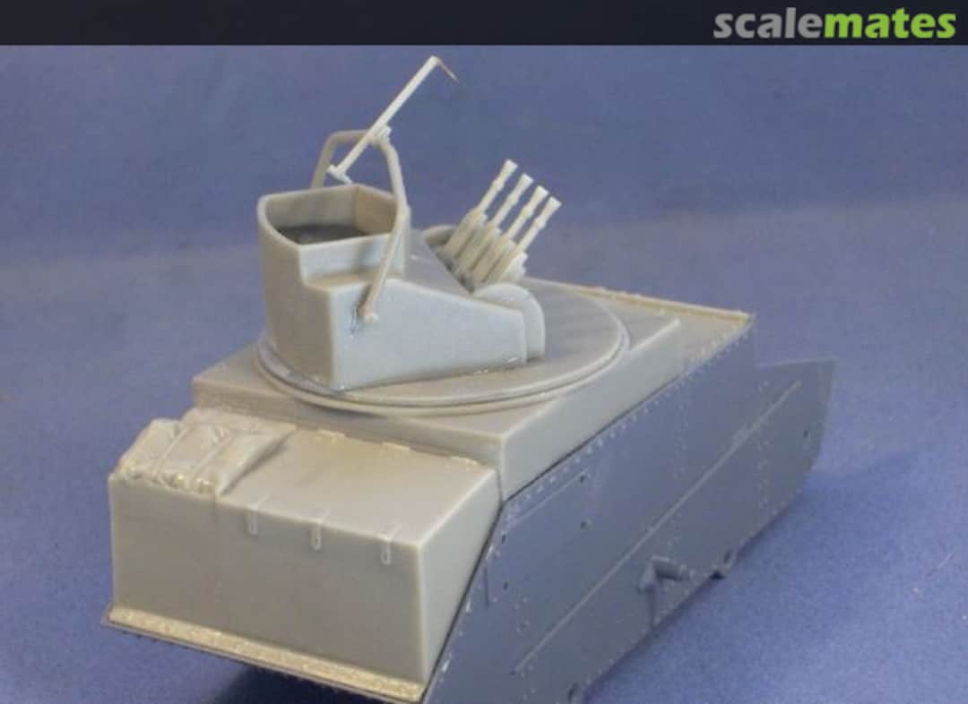 Boxart Vickers Light Tank AA Turret Mk.II Conversion 35.1239 Resicast Boxart Vickers Light Tank AA Turret Mk.II Conversion 35.1239 Resicast