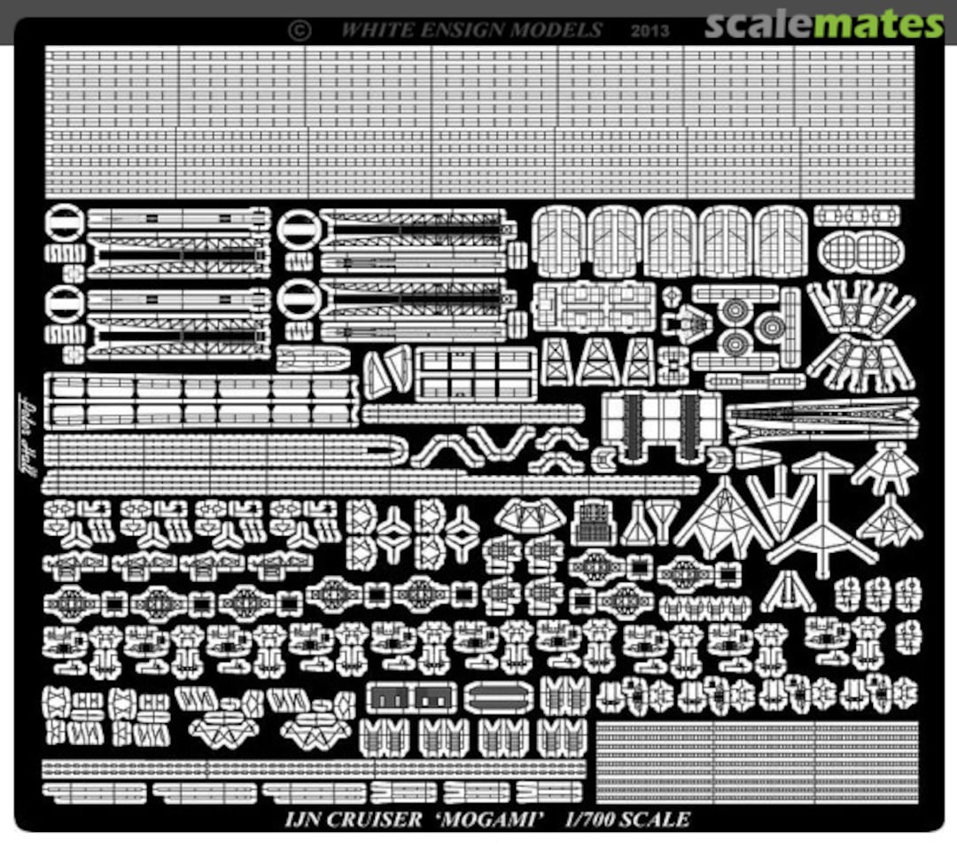 Boxart IJN Mogami Heavy Cruiser/Aircraft Cruiser PE 7113 White Ensign Models Boxart IJN Mogami Heavy Cruiser/Aircraft Cruiser PE 7113 White Ensign Models