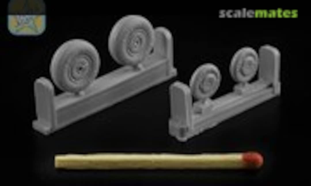 1:72 Wheels set for MiG-29 Soviet Russian fighter (North Star NS72030-b) NS72030-b