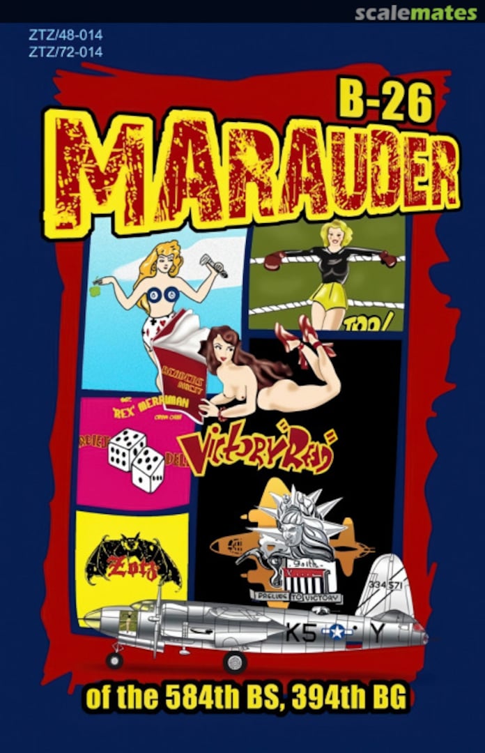 Boxart Martin B-26 Marauder ZTZ/72-014 Zotz Decals Boxart Martin B-26 Marauder ZTZ/72-014 Zotz Decals
