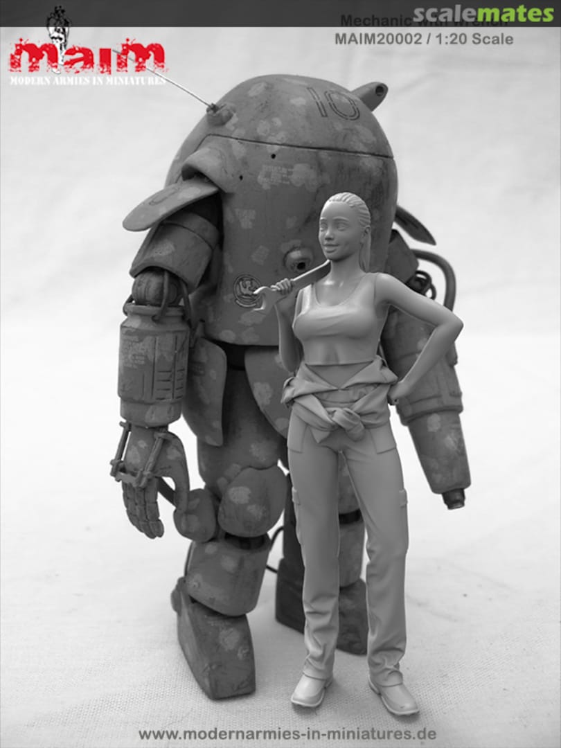 Boxart Mechanic with Wrench MAIM20002 MAiM Boxart Mechanic with Wrench MAIM20002 MAiM