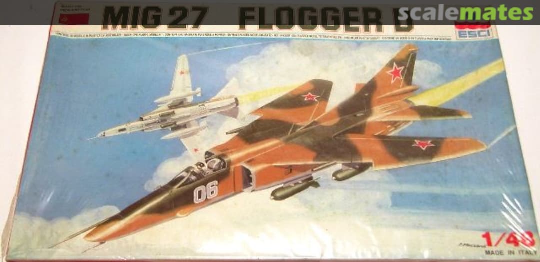 Boxart MiG-27 Flogger D 4020 ESCI Boxart MiG-27 Flogger D 4020 ESCI