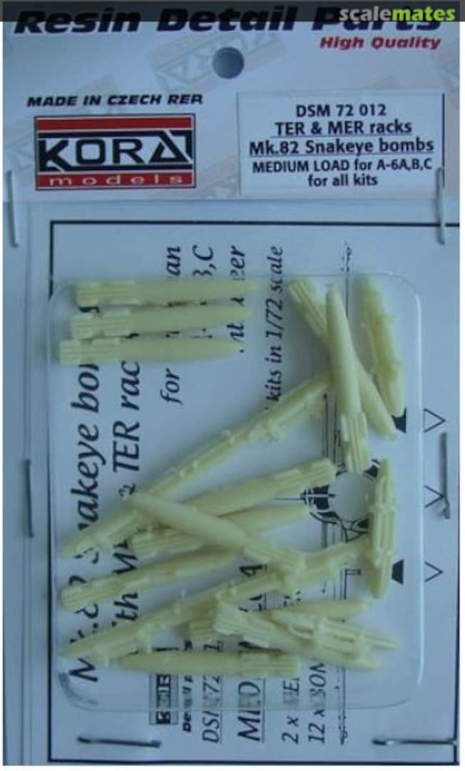 Boxart MER & TER Racks & Mk.82 SNAKEYE BOMBS DSM72012 Kora Models