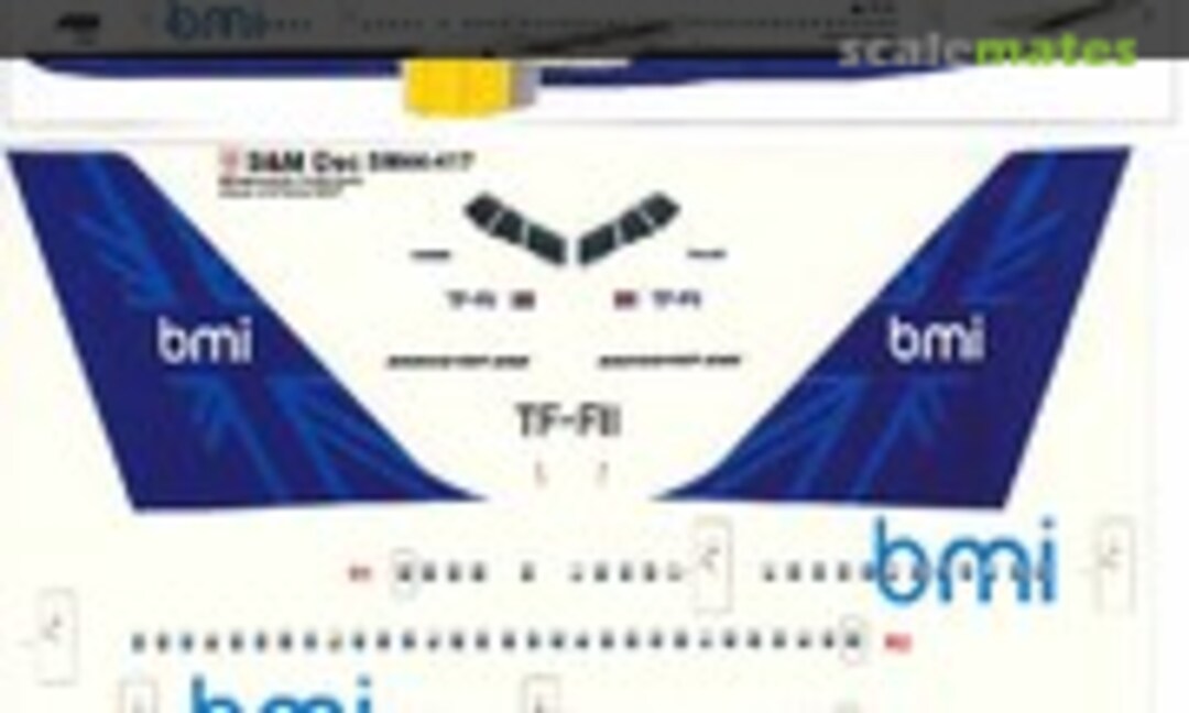 1:144 BMI Boeing 757-200 (S&M Dec SM44-417) SM44-417