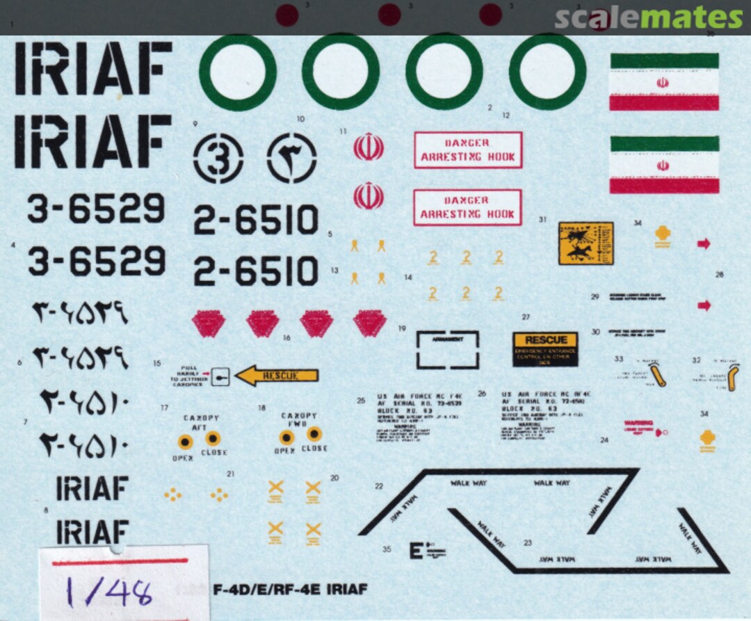 Boxart F-4D/E/RF-4E IRIAF IRIAF48001 Siam Scale Boxart F-4D/E/RF-4E IRIAF IRIAF48001 Siam Scale