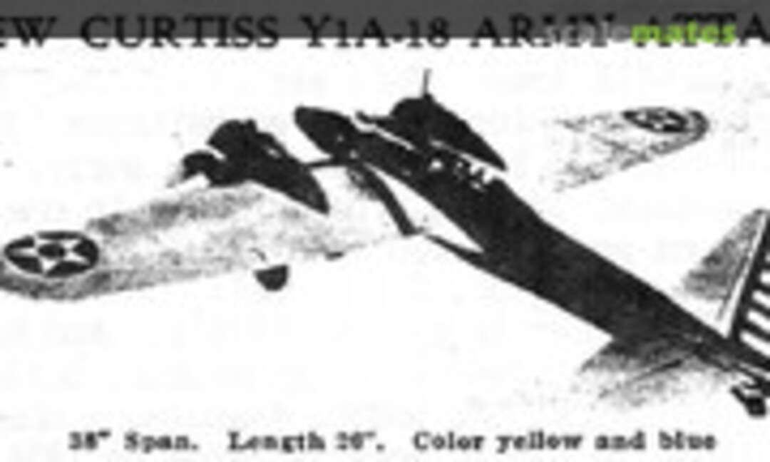 1:19 Curtiss Y1A-18 Army Attack (Miniature Aircraft Corp. )