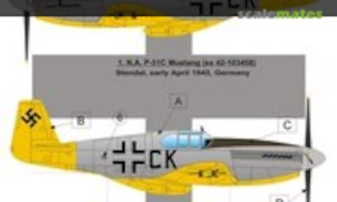 1:144 North-American P-51C Mustang Zirkus Rosarius Part 1 (LF Models C4476) C4476