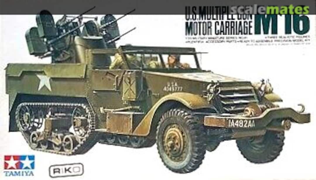 Boxart U.S. Multiple Gun Motor Carriage M16 MM181 Tamiya/Riko Boxart U.S. Multiple Gun Motor Carriage M16 MM181 Tamiya/Riko