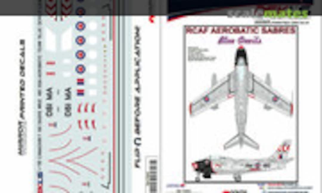 1:72 RCAF Aerobatic Sabres (DEKL's DA72003) DA72003