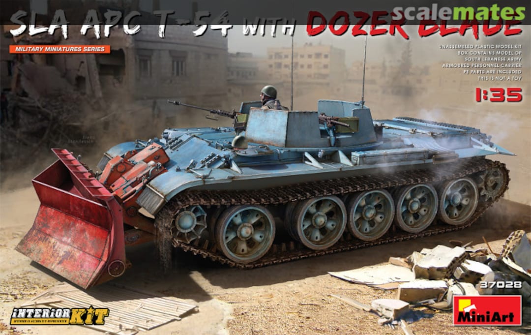 Boxart SLA APC T-54 w/Dozer Blade 37028 MiniArt Boxart SLA APC T-54 w/Dozer Blade 37028 MiniArt