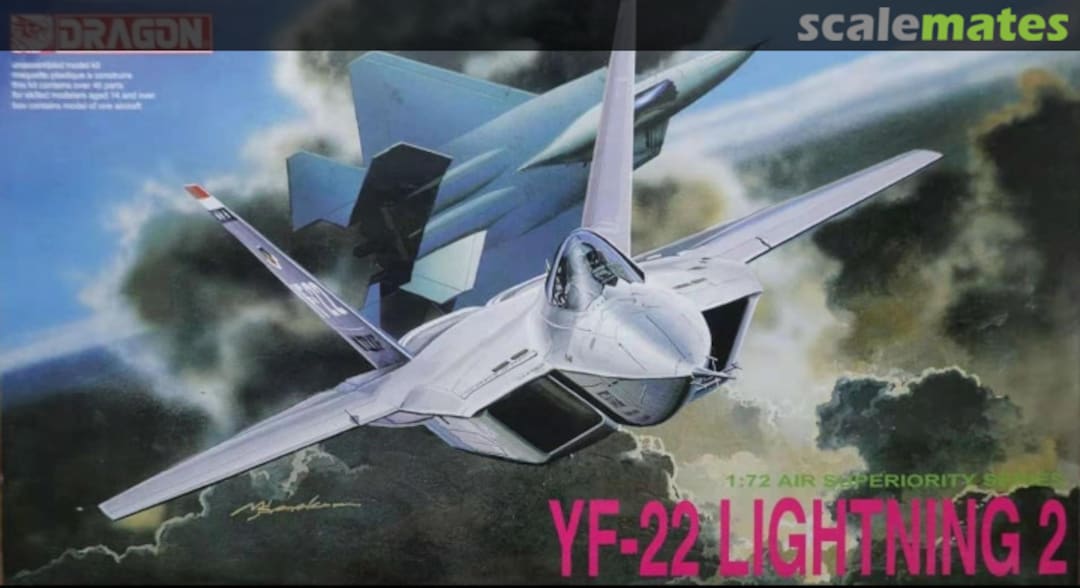 Boxart YF-22 LIGHTNING 2 2508 Dragon Boxart YF-22 LIGHTNING 2 2508 Dragon