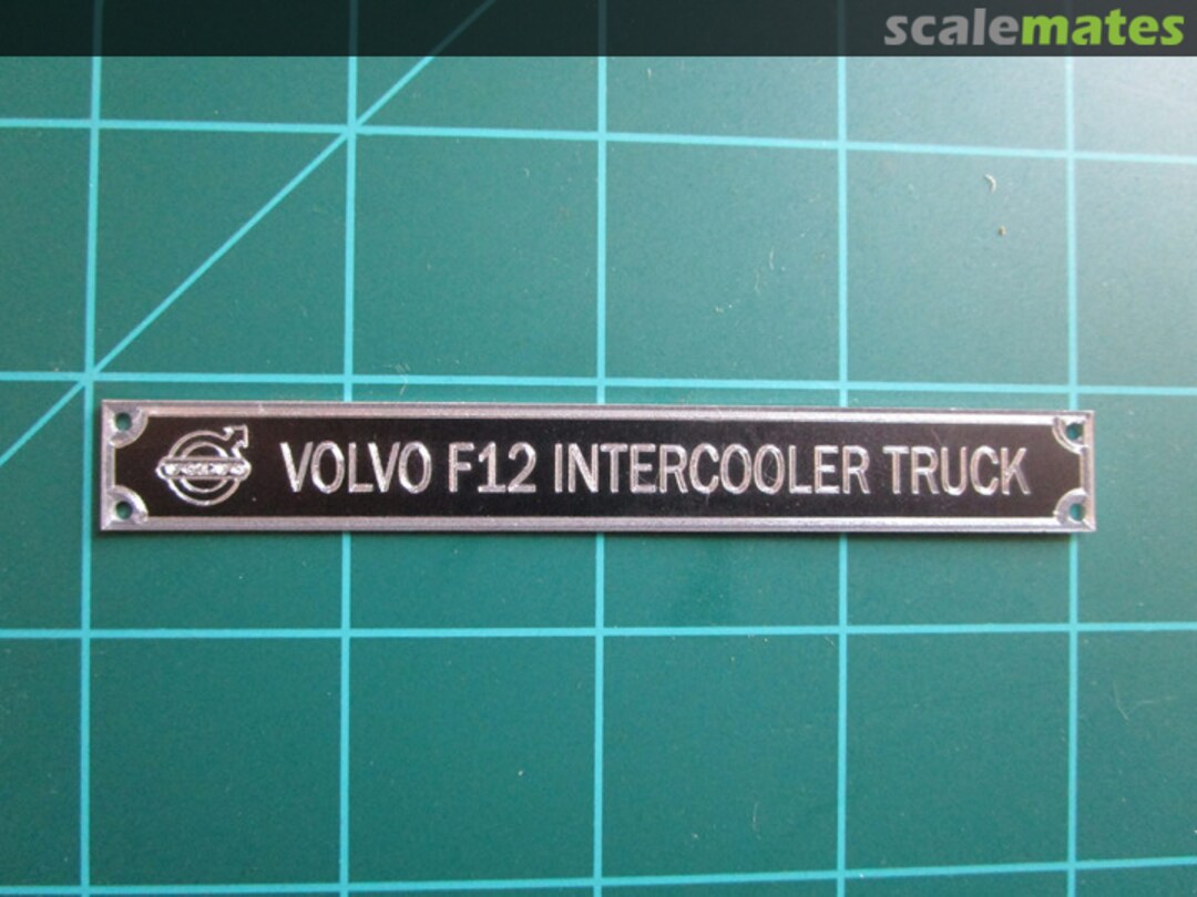 Boxart Volvo F12 Intercooler Metal Display Plaque Scaledetails Boxart Volvo F12 Intercooler Metal Display Plaque Scaledetails