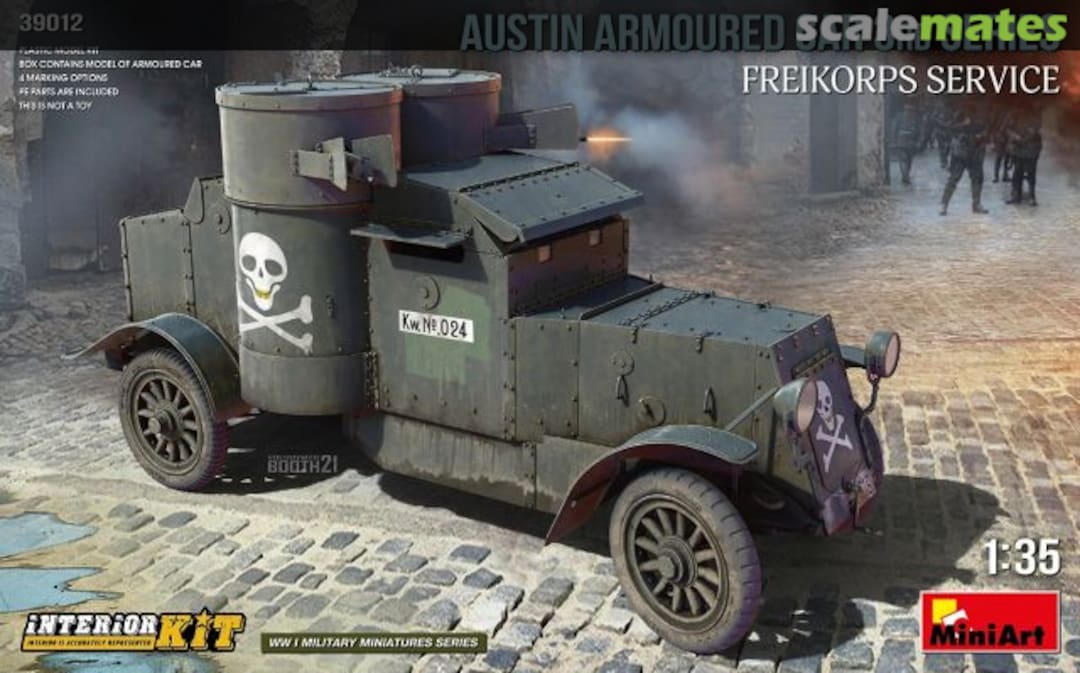 Boxart Austin Armoured Car 3rd Series Freikorps Service 39012 MiniArt