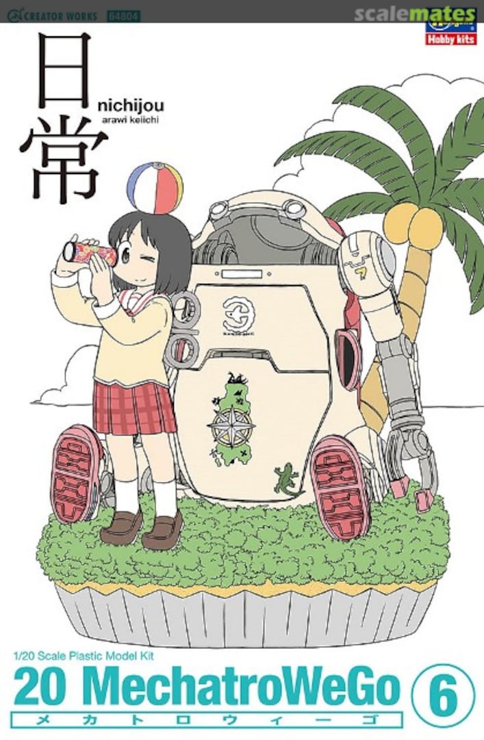 Boxart 20 MechatroWeGo No. 6, Nichijou 64804 Hasegawa