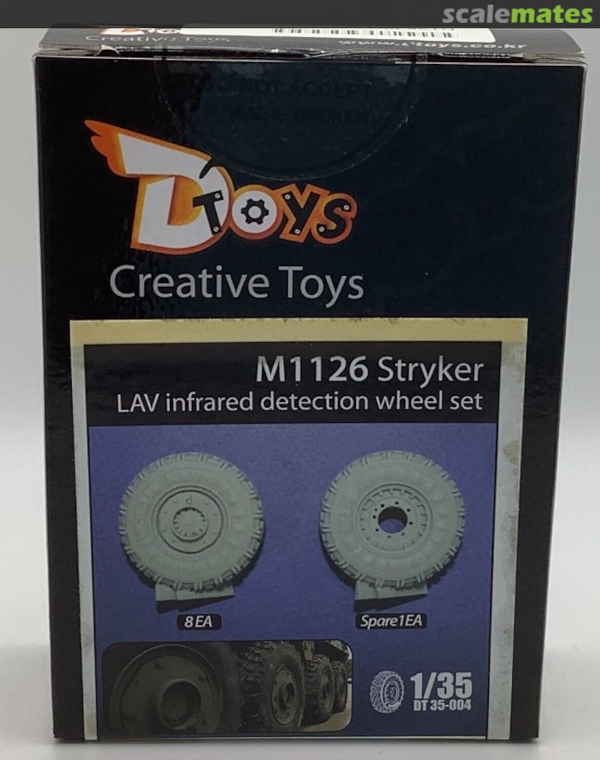 Boxart M1126 Stryker LAV infrared detection wheel set DT 34-004 DToys Boxart M1126 Stryker LAV infrared detection wheel set DT 34-004 DToys