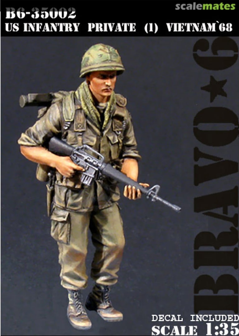 Boxart U.S. Infantry Private (1) B6-35002 Bravo-6 Boxart U.S. Infantry Private (1) B6-35002 Bravo-6