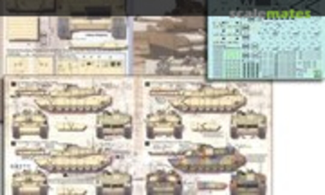 1:35 USMC M1A1HC Abrams in "Operation Iraqi Freedom" (Pt 3) (Echelon Fine Details T35026) T35026