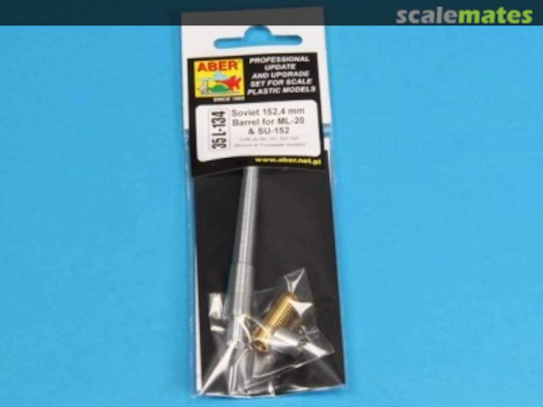 Boxart Soviet 152mm ML-20S Barrel for SU-152 35L134 Aber Boxart Soviet 152mm ML-20S Barrel for SU-152 35L134 Aber